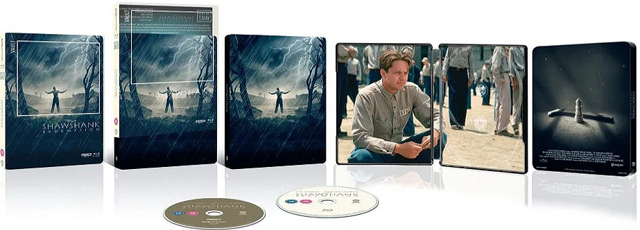 les evades steelbook 4k film vault shawshank