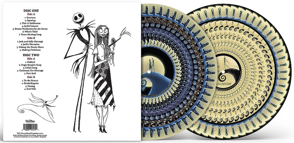 Edition vinyle nightmare before christmas bande originale mr Jack collector