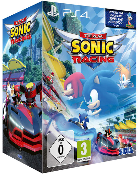 Figurine collector sonic team racing hedgehog 2019