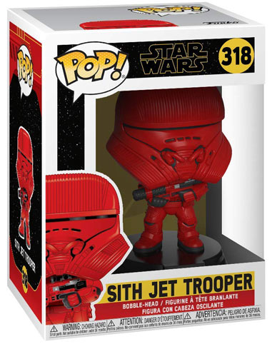 Funko pop star wars rise of skywalker sith jet trooper figurine