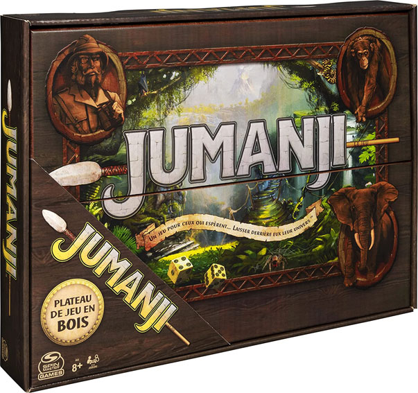 Jeu de plateau Jumanji collector coffret bois