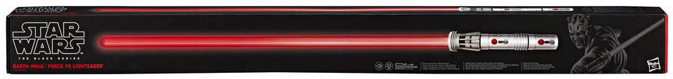 Sabre laser dark maul darth maul light saber black series