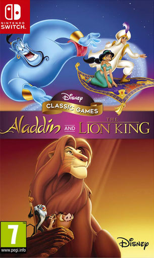 aladdin et le roi lion sur Nintendo switch noel 2019