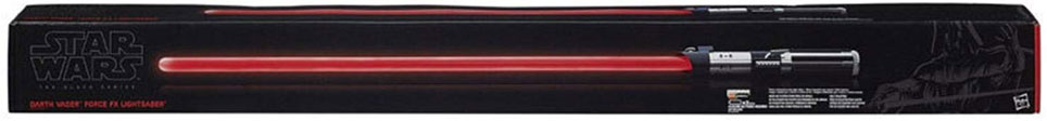 dark darth vador sabre collecion black series