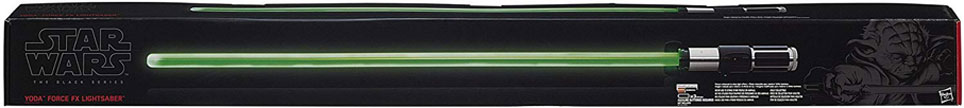 sabre laser star wars collection black series yoda force fx