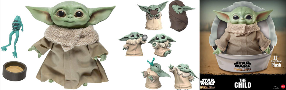 baby yoda figurine