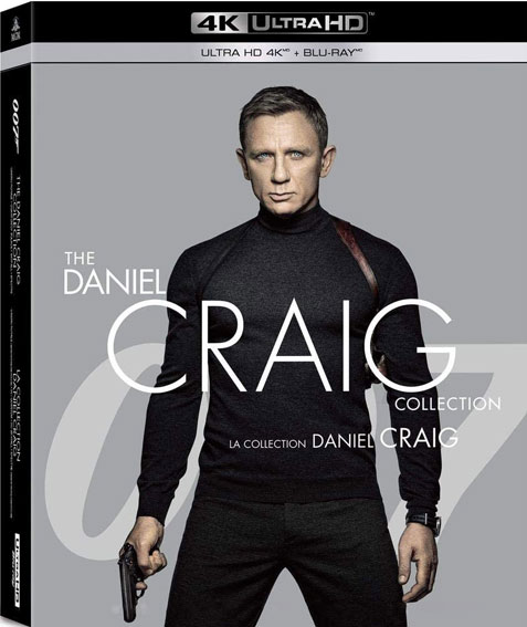 coffret blu ray 4k james Bond 007 daniel craig