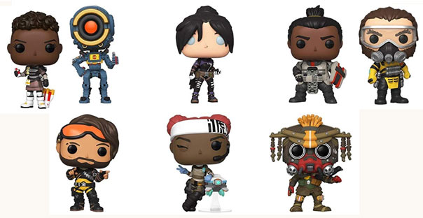 funko pop figurine collection Apex legends jeux video