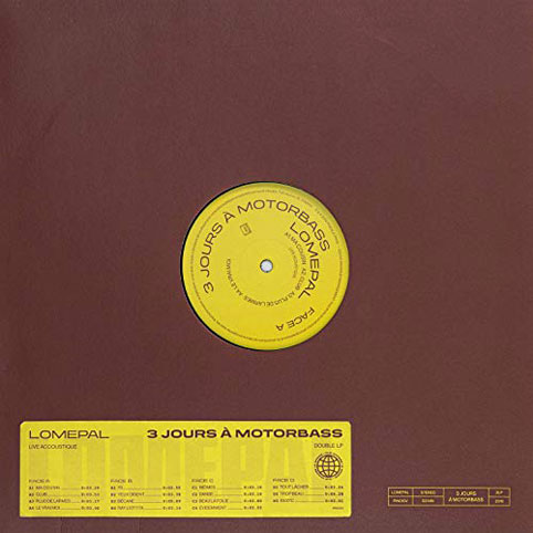 lomepal 3 jours a motorbass album vinyle lp 2020