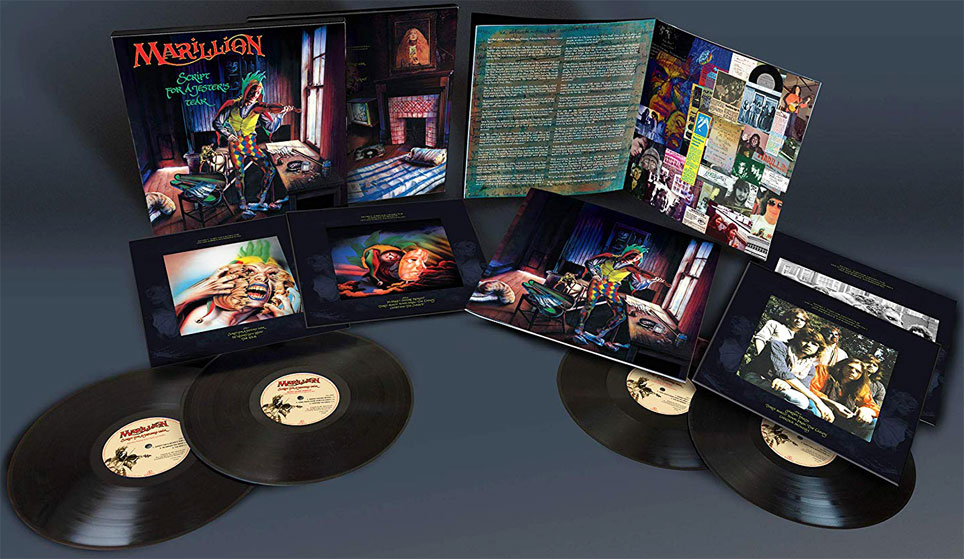 Coffret vinyle lp Marillion script for jester tear