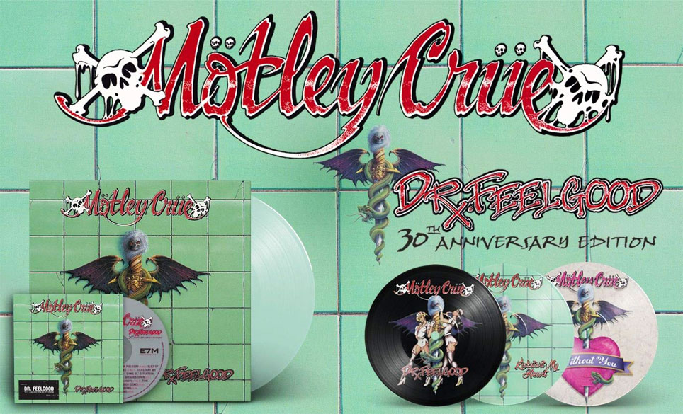 Motley Crue Dr Feelgood 30th anniversary box coffret collector 2020