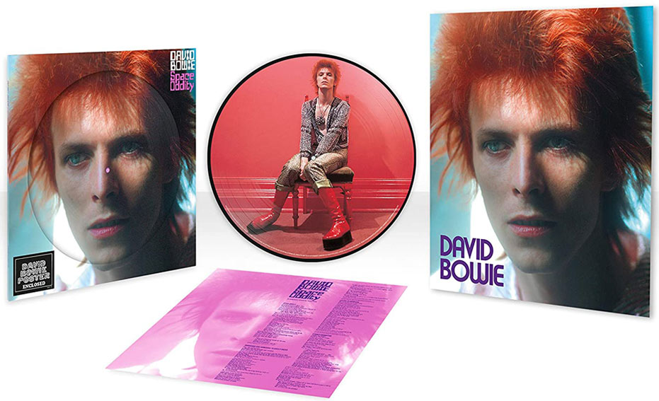 David Bowie space oddity vinyle picture disc 2020 edition limitee