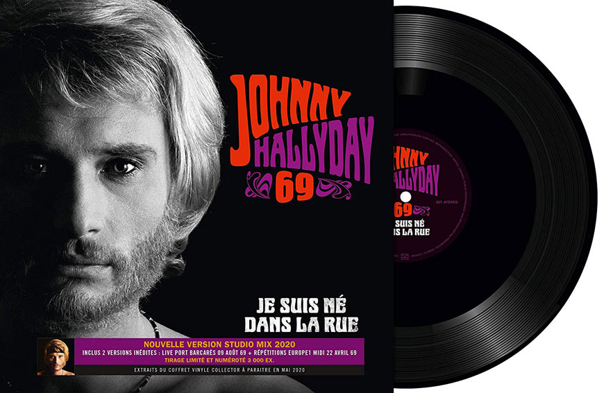 Johnny Hallyday je suis ne dans la rue 69 edition limitee numerote