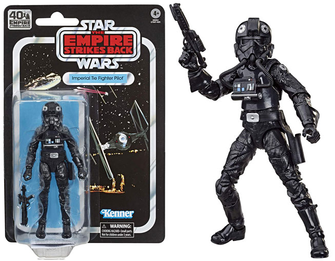imperial tie fighter pilote figurine star wars black series 40th anniversary