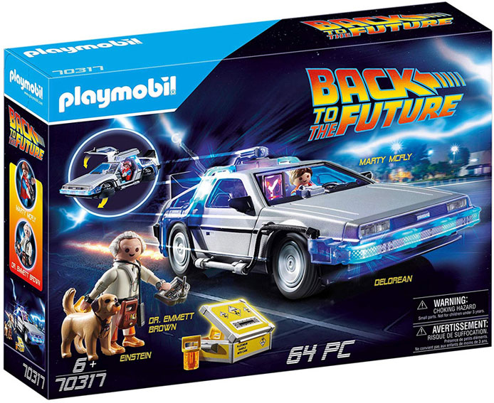 Playmobil voiture Retour vers le Futur 70317 delorean