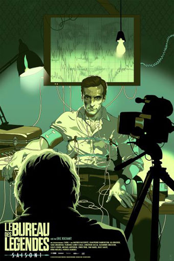 bureau legende affiche collector edition limitee numerote saison 1