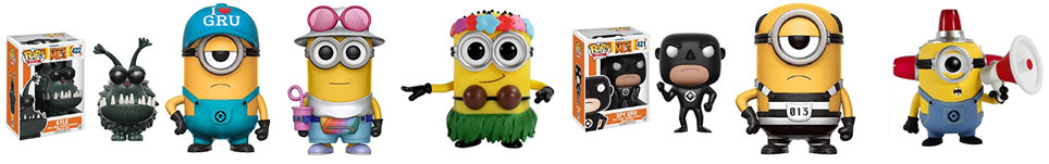 collection funko moi moche mechant et minions