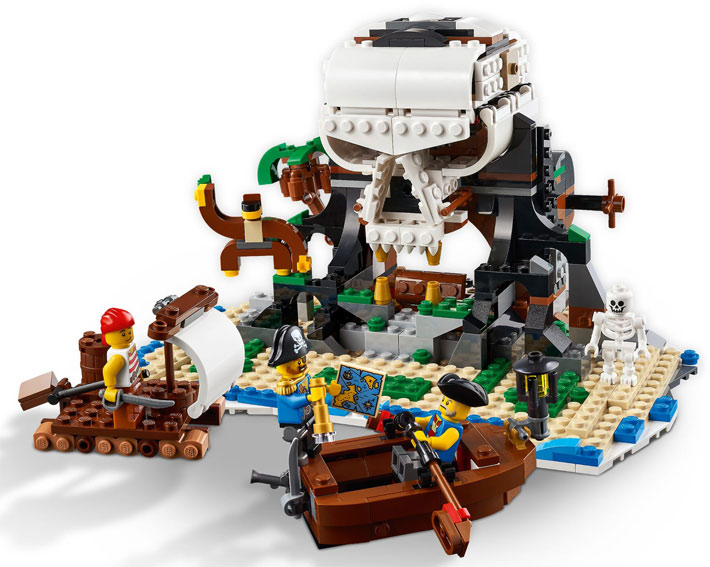 ile bateau pirate lego creator 31109