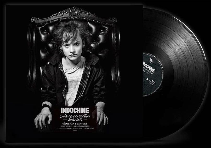 indochine coffret singles collection 5LP vinyle 2020 achat precommande
