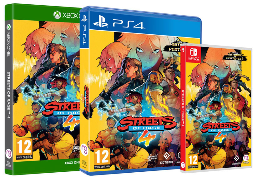 street of rage 4 Nintendo switch PS4 Xbox 2020