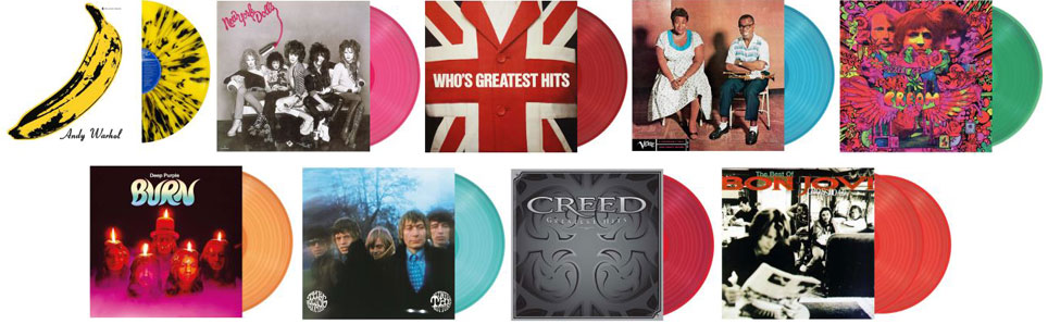 Fnac Vinyle LP colore edition limitee nouveaute 2020