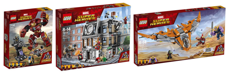 collection lego avengers nouveaute