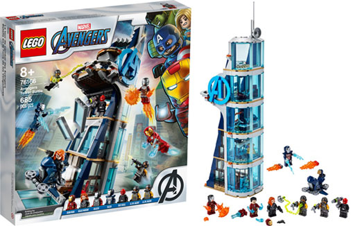 tour stark lego avengers nouveaute 2020