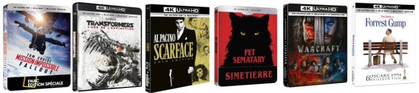 BLURAY 4K SOLDE 2020 aout