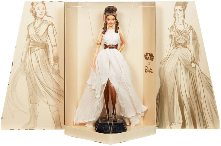 Figurine star wars rey edition limitee barbie signature