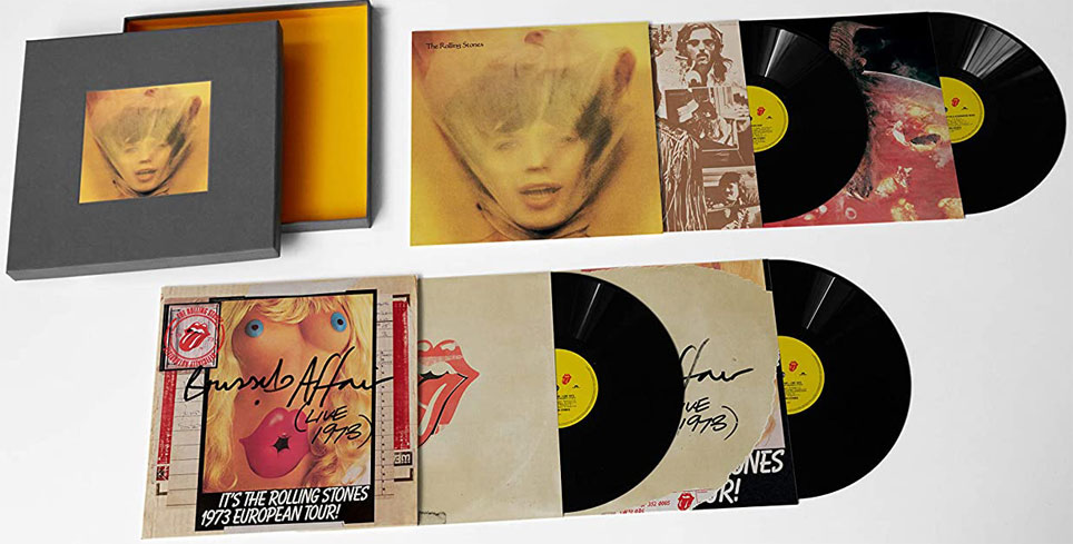 Rolling stones coffret collector 2020 Vinyles LP et CD Super Deluxe edition Roling stones Goats Head Soup edition limitee Super Deluxe coffret 4 Vinyles LP