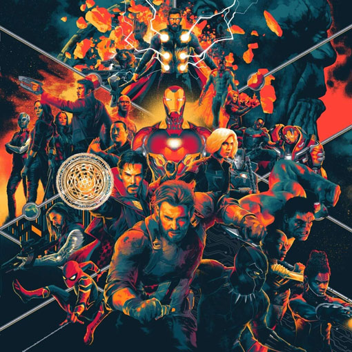 avengers infinity war Vinyle LP collector edition Mondo
