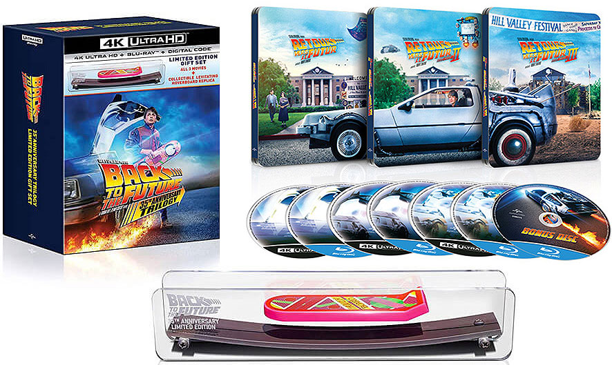 Retour vers le futur Blu ray 4K coffret steelbook overboard edition collector limitee 2020