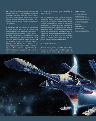 exemple page artbook james cameron