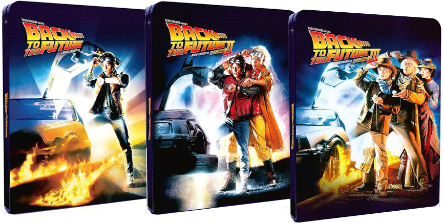 nouveau steelbook retour vers le futur 4k ultra hd uhd