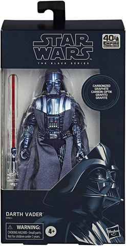Carbonized figurine star wars dark vador collector 40th