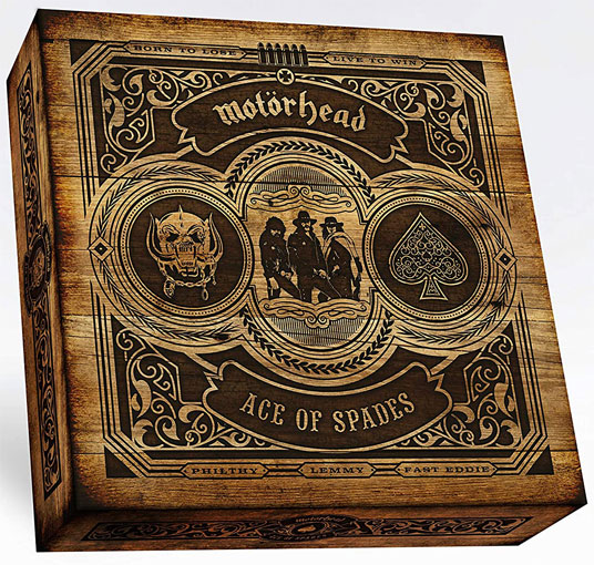 Coffret motor head bois 40th anniversary