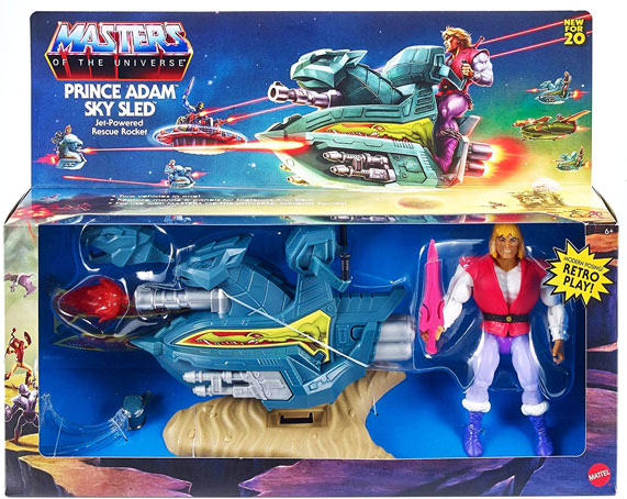 Pack figurine vaisseau musclor maitre univers master of universe matel