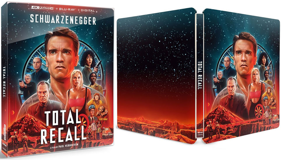 total recall steelbook blu ray 4K Ultra HD arnold schwarzenegger