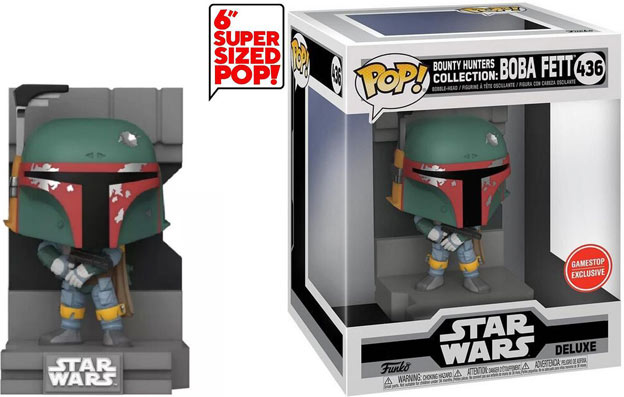 Boba fett bounty hunter funko pop exclusive figurine star wars