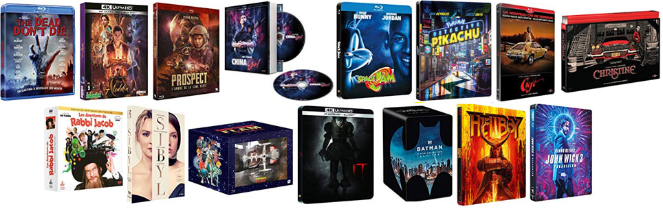 Sortie septembre 2019 DVD bluray 3d 4k