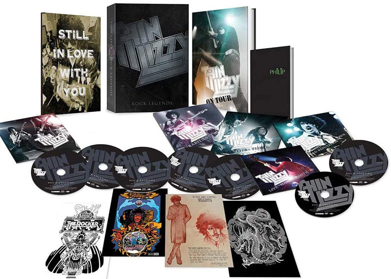 Thin Lizzy rock legends coffret collector CD DVD