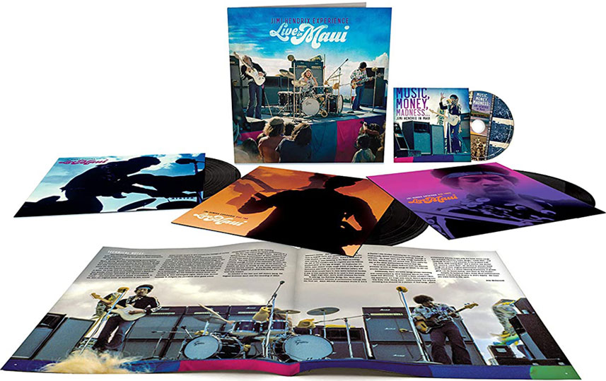 jimi hendrix experience live in Maui coffret collector vinyle lp cd 2020