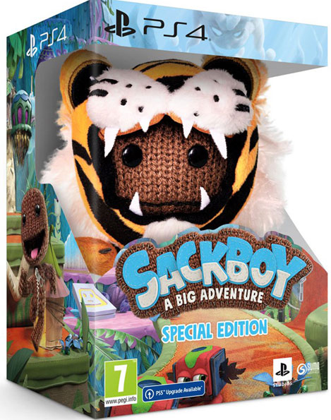 sackboy a big adventure coffret collector peluche