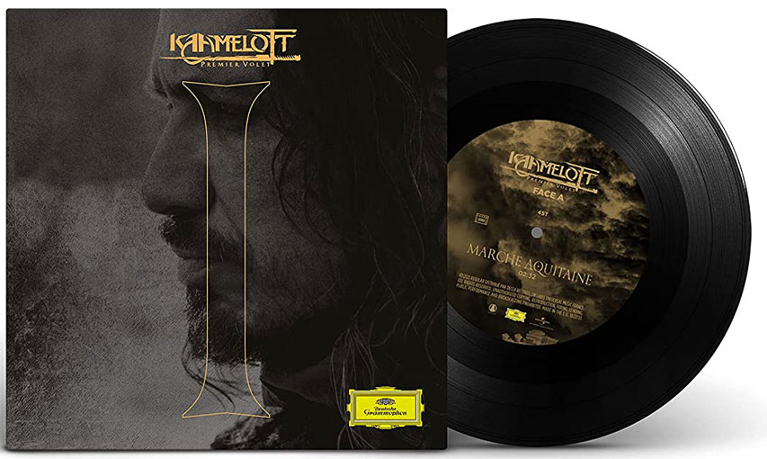 Kaamelott vinyle 45 tours edition limitee Marche Aquitaine arthur a la tour 45t