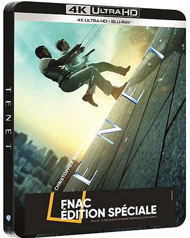 steelbook collector Tenet Blu ray 4K Ultra HD