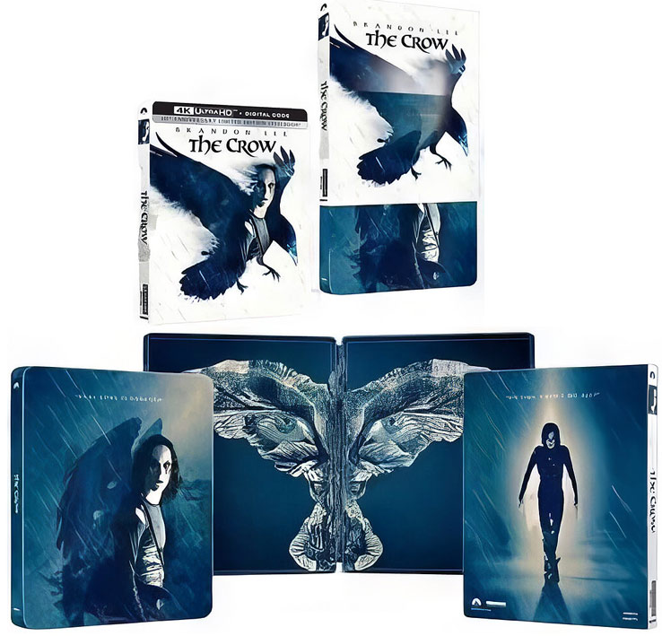 the crow film steelbook collector bluray 4k ultra hd 30 anniversaire 30th