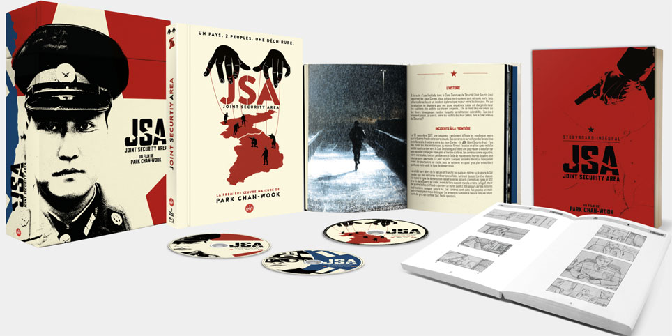 JSA coffret collector Bluray DVD storyboard park chan wook
