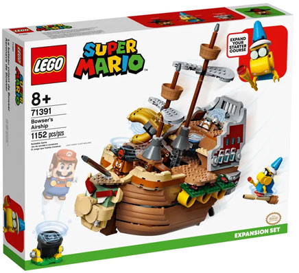 Lego super mario 71391 forteresse volante Bowser airship