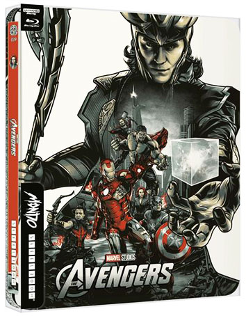 Steelbook 4k mondo marvel avengers bluray ultra hd