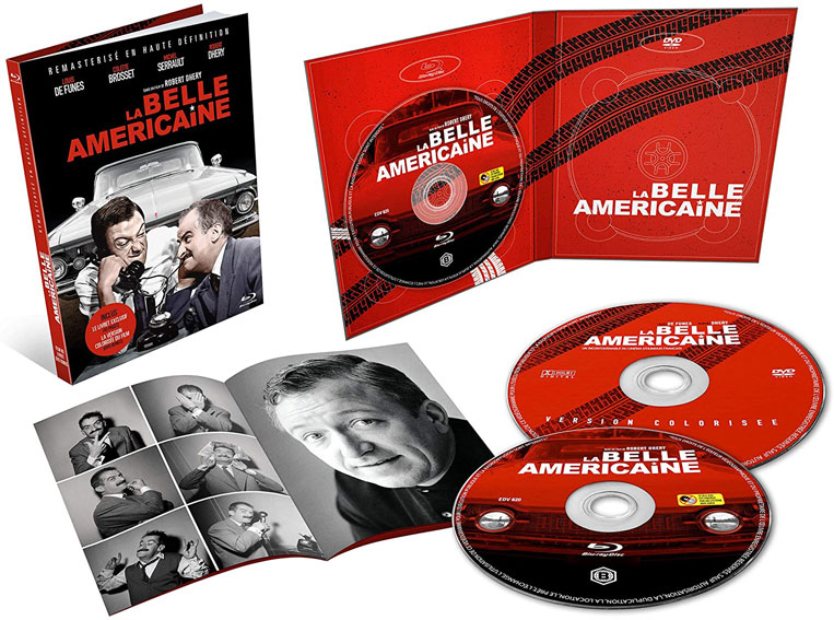 coffret collector la belle americaine bluray dvd films louis de funes